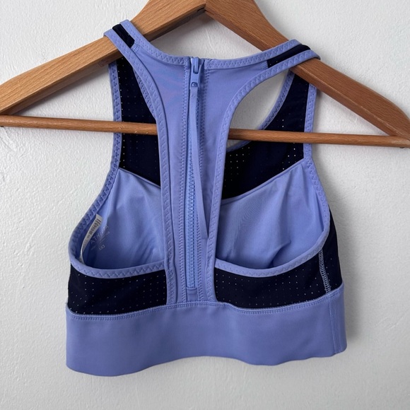 Athleta swim/athletic top navy blue and periwinkle Size XXS - Picture 3 of 6